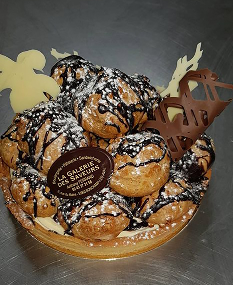 La Galerie Des Saveurs Tarte Choux Profiteroles 159